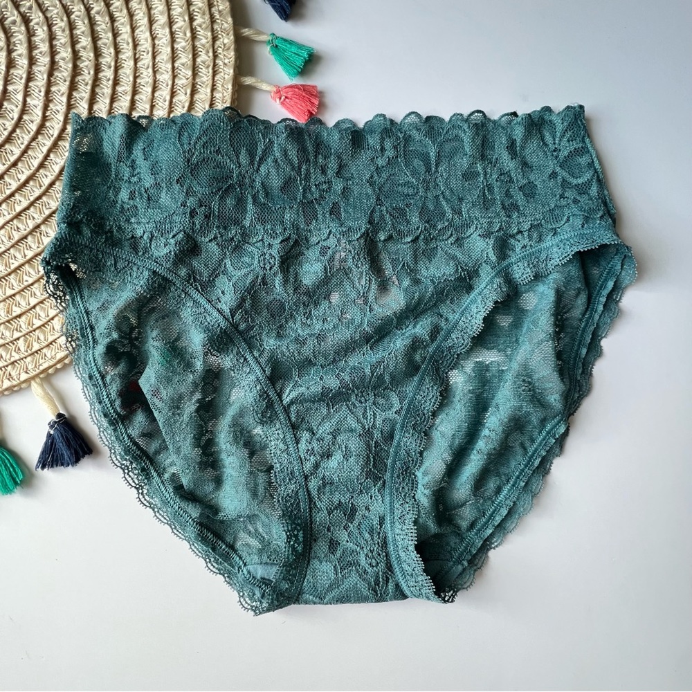 Victoria's Secret The Lacie High Leg Brief Panty French Sage XS NEW